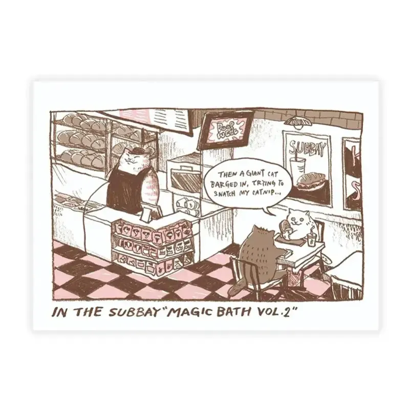 黑山 Kathy Lam《Magic Bath》Vol.2 Postcard - In the Subbay 黑山 Kathy Lam《Magic Bath》Vol.2 Postcard - In the Subbay