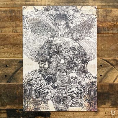 Vinishhhh7「進擊的巨人」Poster（A3）