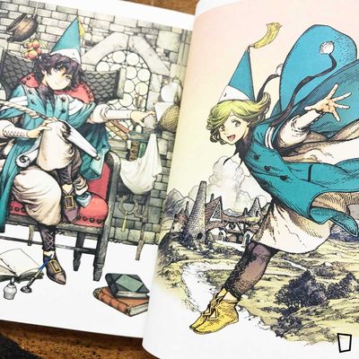 白濱鷗 《魔法帽的工作室 》插畫集(日文版)