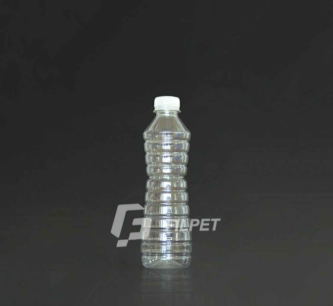 350ml Sauce Bottle (Ribbed)