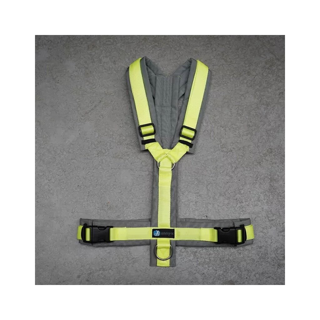 Anny.x Brustgeschirr FUN limited grau/limone ACHTUNG LEICHT AUSGEBLICHEN