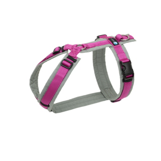 Anny.x Brustgeschirr FUN grau/pink