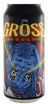 GROSS BREW BEER IN METAL ROCKS -  IPA - No Solo Birra