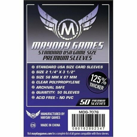 Fundas Mayday Standard USA Premium (56x87mm) (50)