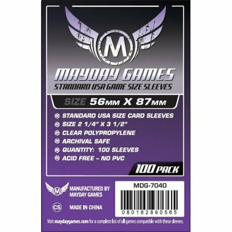 Fundas Mayday Standard USA (56x87mm) (100)