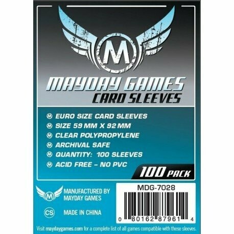 Fundas Mayday Euro (59x92mm) (100)