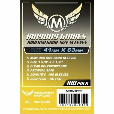 Fundas Mayday Mini Usa (41x63mm) (100)