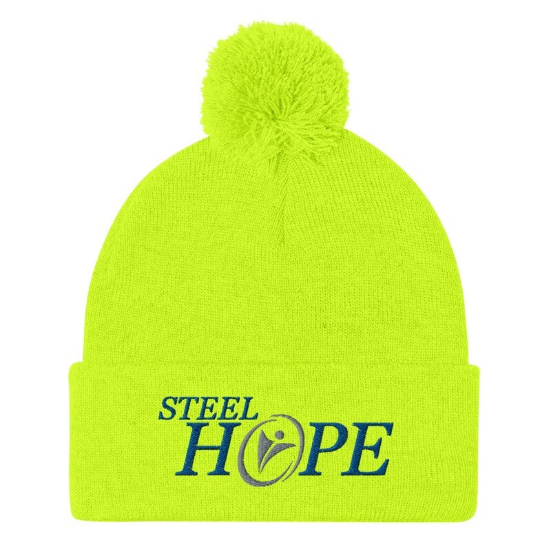 Steel Hope Silver others Pom-Pom Beanie