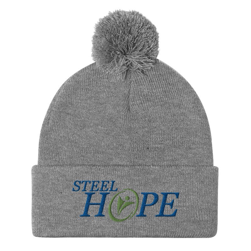 Steel Hope green others Pom-Pom Beanie