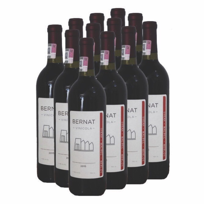 12 Botellas Syrah, Malbec &amp; Merlot