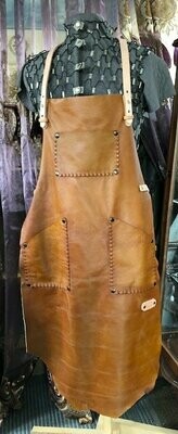 On Fire Leather Apron
