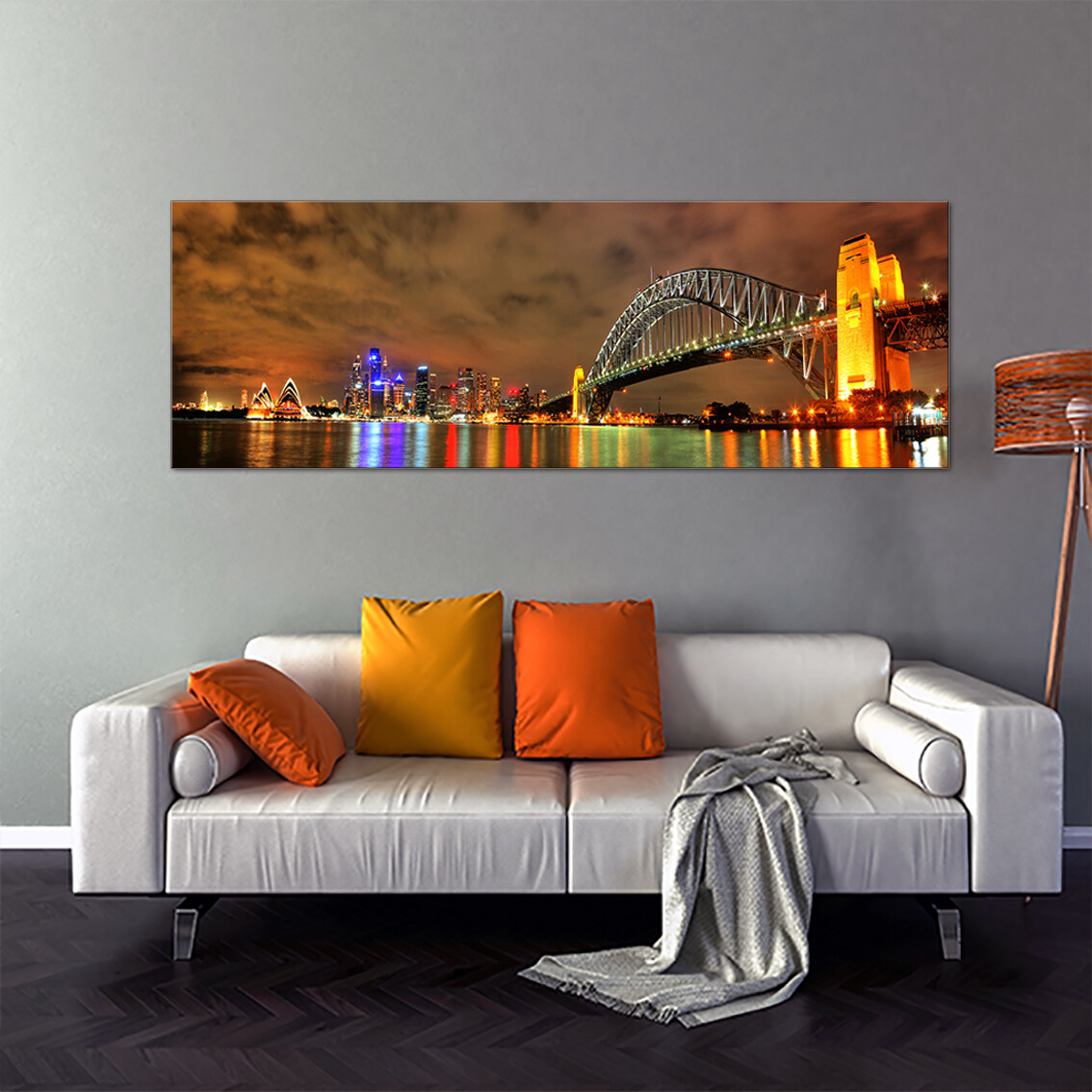 Sydney Harbour - Modern Luxury Wall art Printed on Acrylic Glass - Frameless and Ready to Hang
