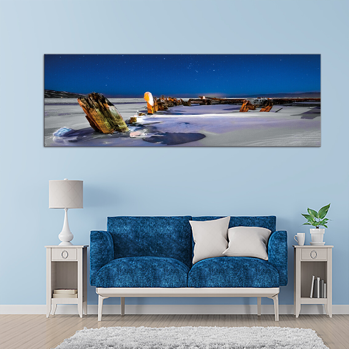 Iceland Beauty  - Modern Luxury Wall art Printed on Acrylic Glass - Frameless and Ready to Hang