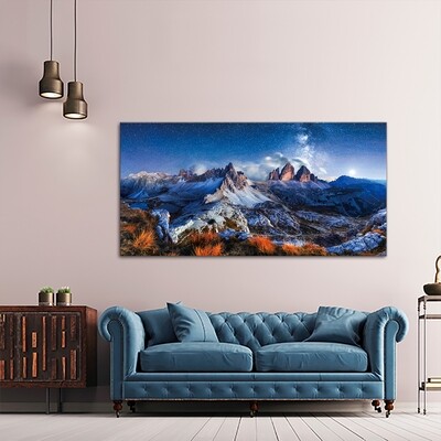 Swiss Alps  - Modern Luxury Wall art Printed on Acrylic Glass - Frameless and Ready to Hang