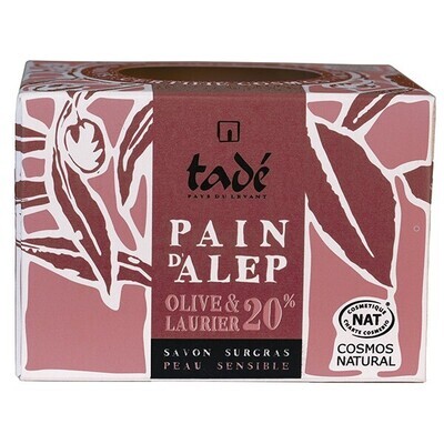 Алеппское мыло с лавровым маслом 20% PAIN D'ALEP COSMOS NAT, 190г