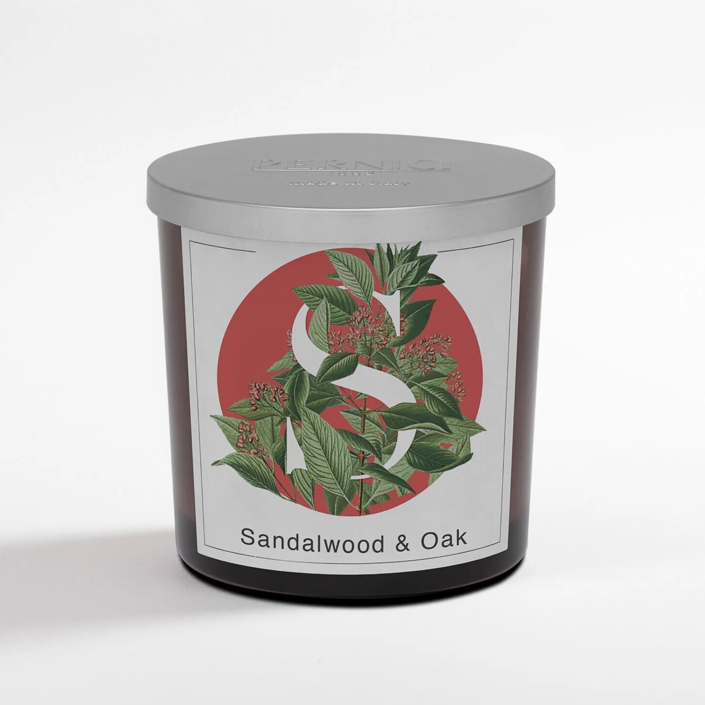 Свеча PERNICI Sandalwood & Oak / Сандаловое дерево и Дуб, 200г