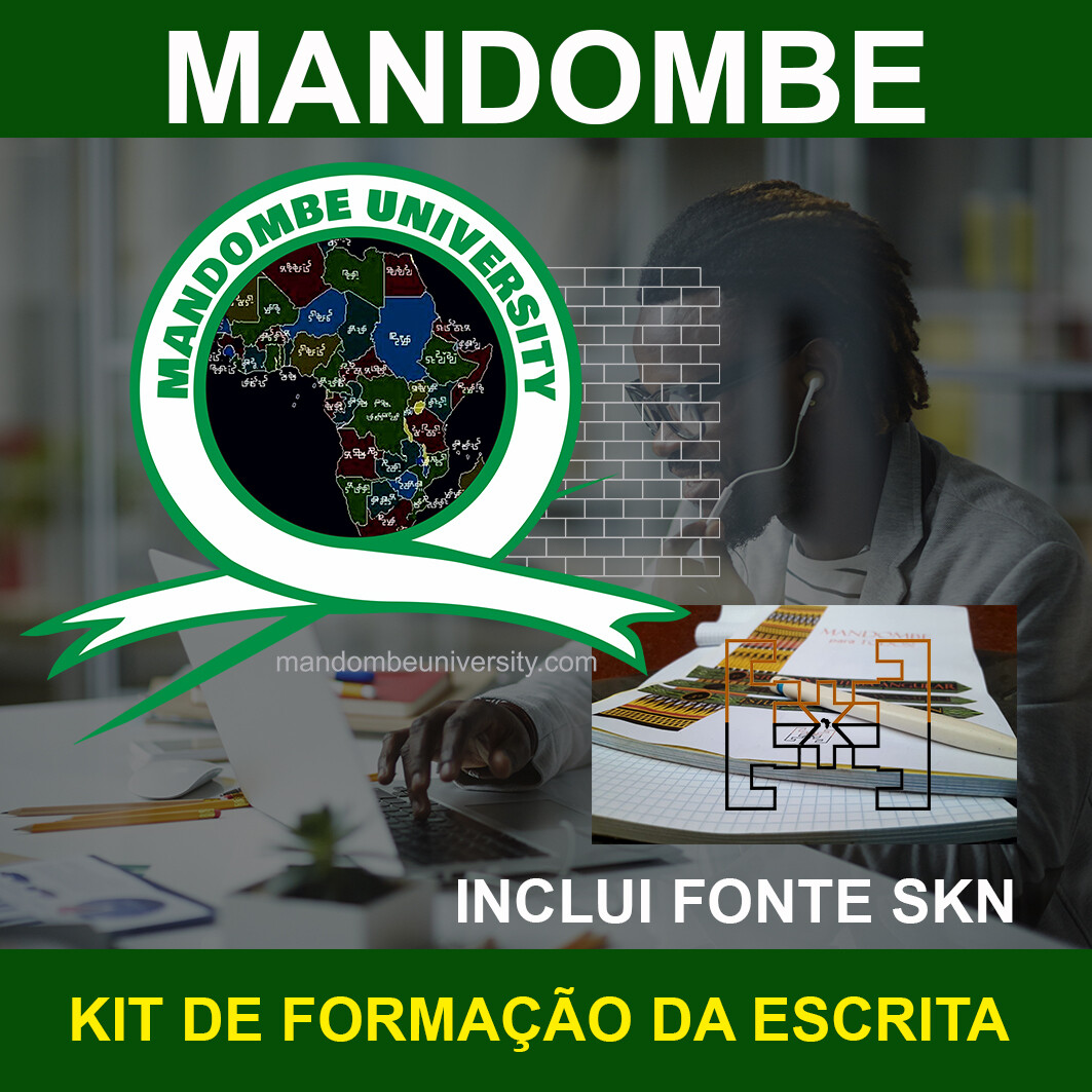 KIT DE FORMAÇÃO DA ESCRITA MANDOMBE