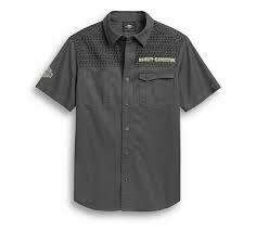 SHIRT-WOVEN,GREY