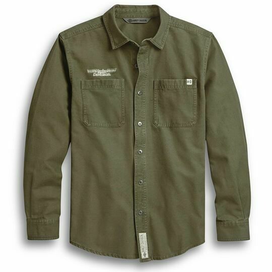 SHIRT-WOVEN,GREEN