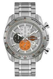 Harley-Davidson® Men&#39;s Vintage B&amp;S Chronograph Stainless Steel Watch