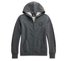 DARK HEATHER HOODIE GREY