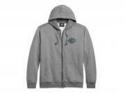 HOODIE-KNIT,GREY