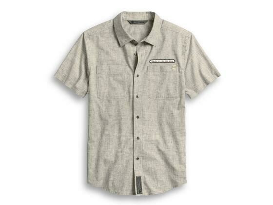 SHIRT-WOVEN,GREY