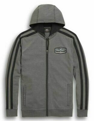 HOODIE-KNIT,GREY