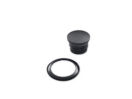 FLUSH MOUNT FUEL CAP BLACK