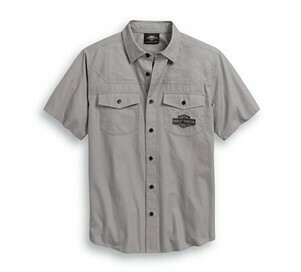 SHIRT-WOVEN,GREY
