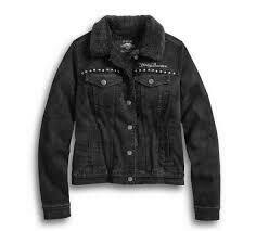Women&#39;s Sherpa Fleece Lined Denim Jacket