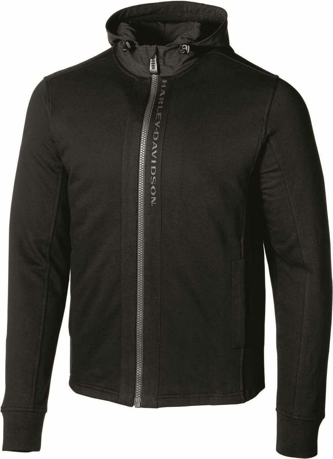 HOODIE-VERTICAL STRIPE,ZIP,L/S