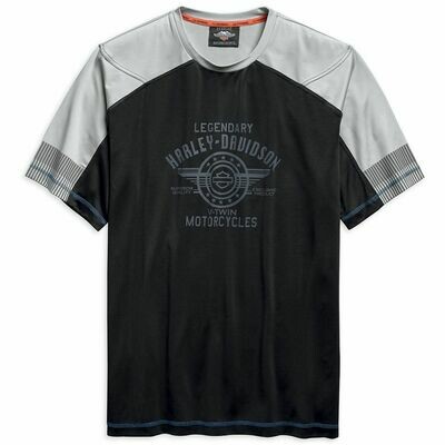 TEE-PERFORMANCE,S/S,KNT,CLRBLK