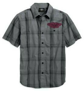 SHIRT-SKULL TARGET,S/S,WVN,PLD