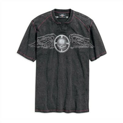 TEE-WINGED SKULL,GRAPHIC,L/S,KNT