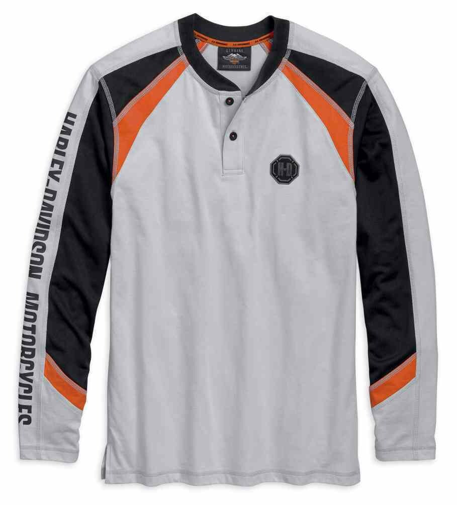 HENLEY-SLEEVE GRAPHIC, L/S,KNT