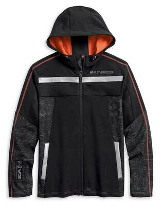 JACKET-PERFORM,MESH,ACCENT,WVN