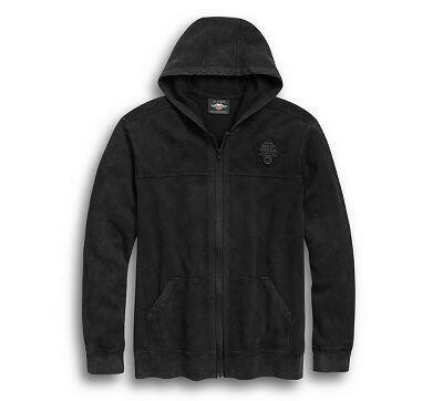 HOODIE-WINGED SKULL,FULL ZIP,L