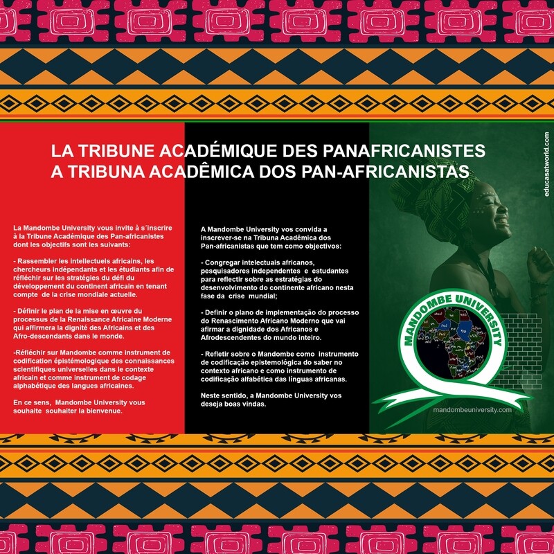 LA TRIBUNE ACADÉMIQUE DES PANAFRICANISTES