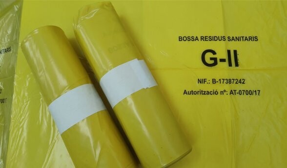 5 ROLLOS -- BOLSA PARA RESIDUOS G-II HOMOLOGADA 80X105 cm (100 litros) *IVA  no incluido*