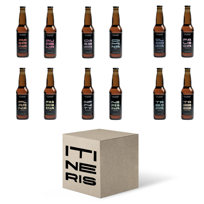 BOX ITINERIS MIX 12 bottiglie da 330 ml