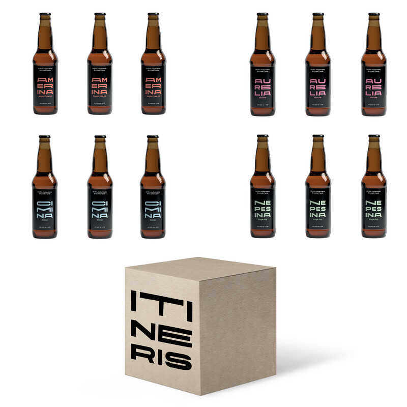 BOX ITINERIS LE CHIARE 12 bottiglie da 330 ml