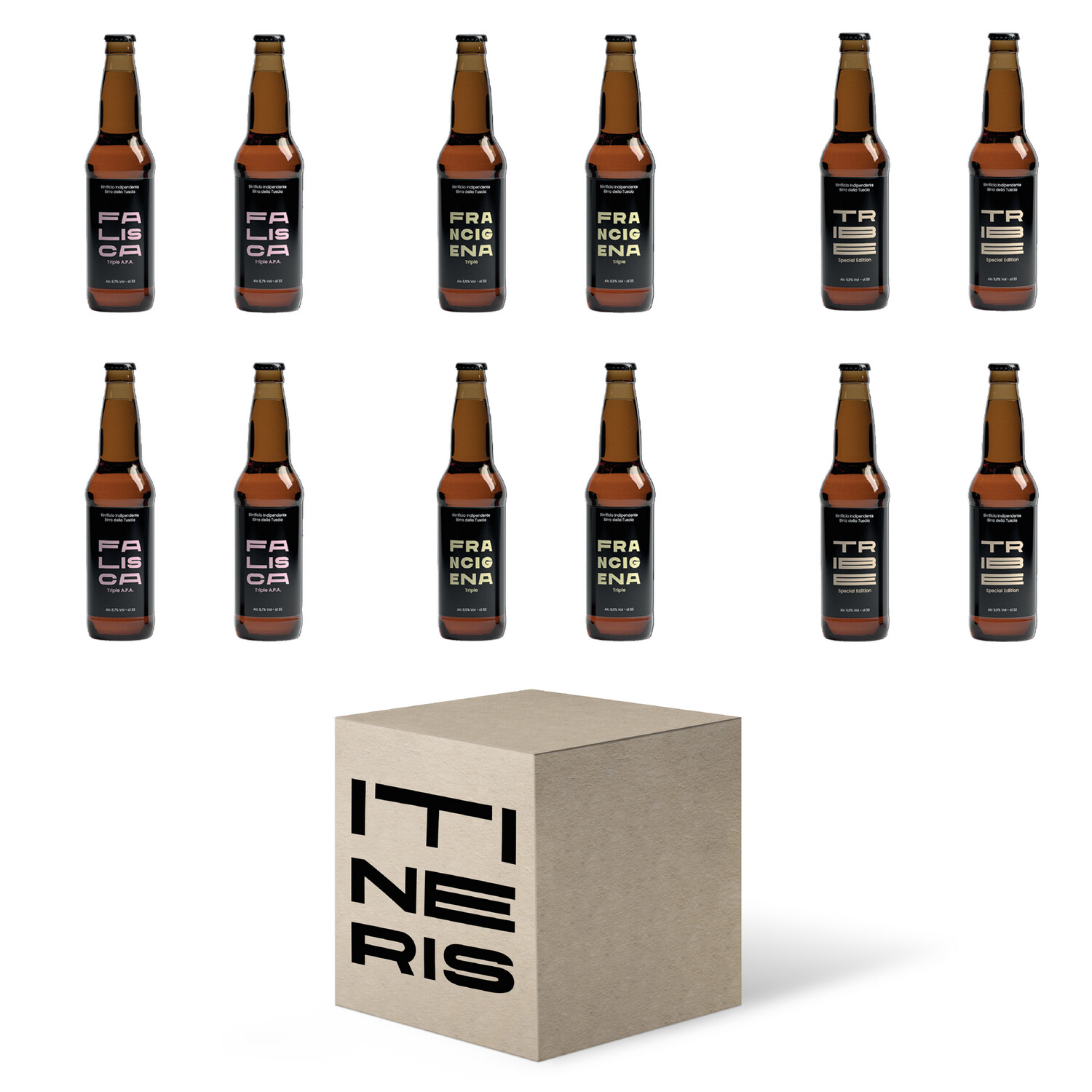 BOX ITINERIS LE TRIPEL 12 bottiglie da 330 ml