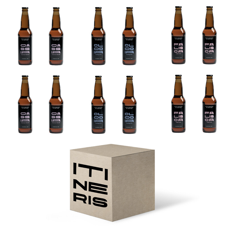 BOX ITINERIS LE LUPPOLATE 12 bottiglie da 330 ml
