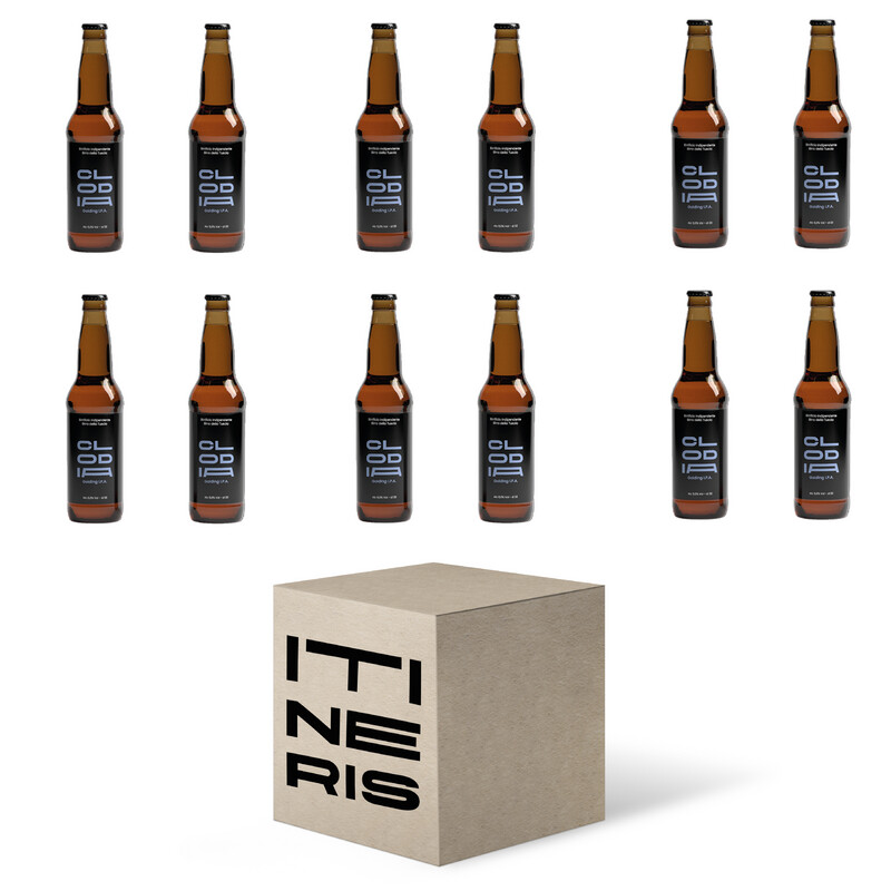 BOX ITINERIS CLODIA 12 bottiglie da 330 ml
