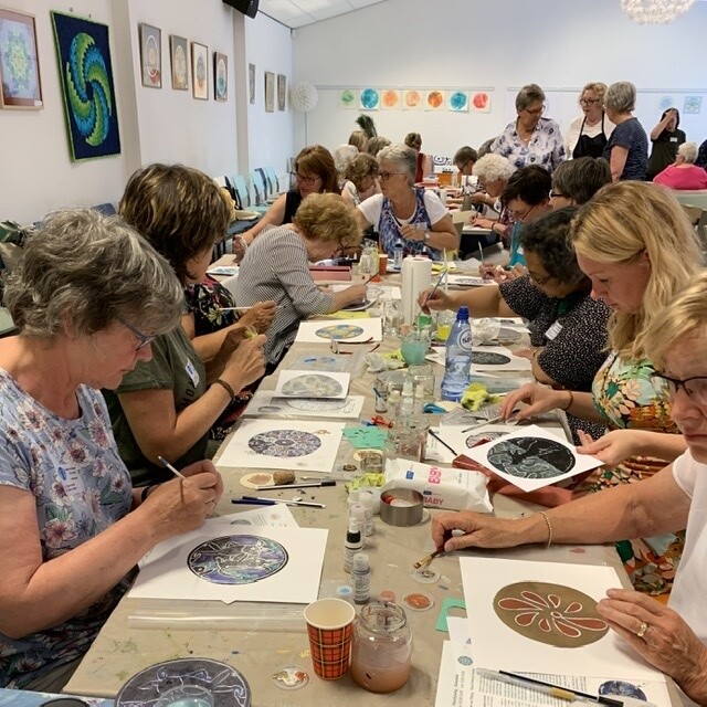 Workshop Mandalatekenen 2 personen  2 uur