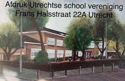 Afdruk schilderij Utrechtse schoolvereniging 60 x 40