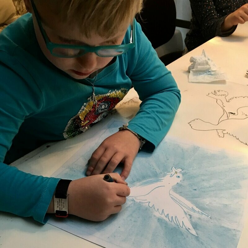 Kinder kunst Club 10 lessen Homeruslaan 59A Utrecht