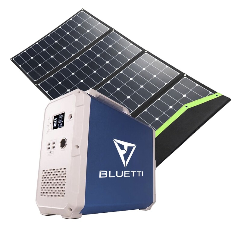 Bluetti EB180 Powerstation Li-NiMnCo 1800Wh inkl. Solartasche 220 W