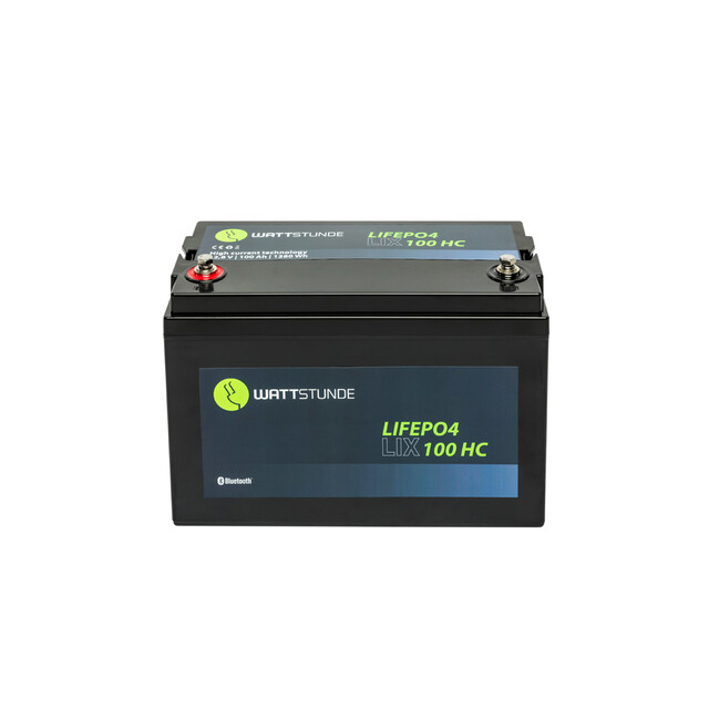 WATTSTUNDE® Lithium 100Ah LiFePO4 Batterie LIX100-HC